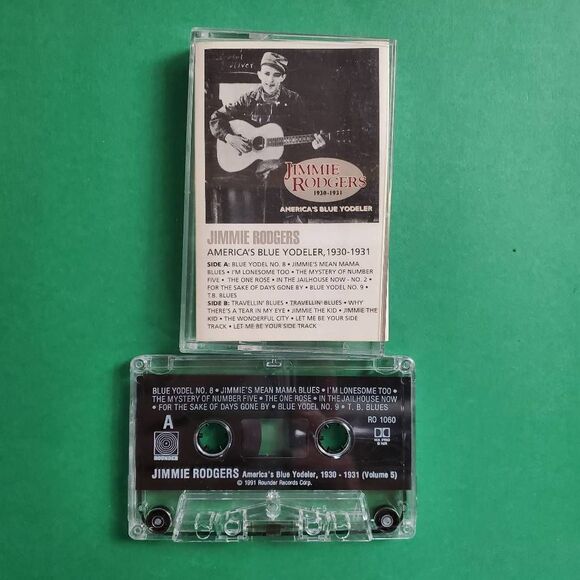 Jimmie Rodgers America’s Blue Yodeler Cassette 1930-1931 - Picture 1 of 2